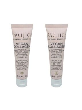 Pacifica Vegan Collagen Overnight Recovery Cream - 2 Count - 20 ml / 0.7 fl oz